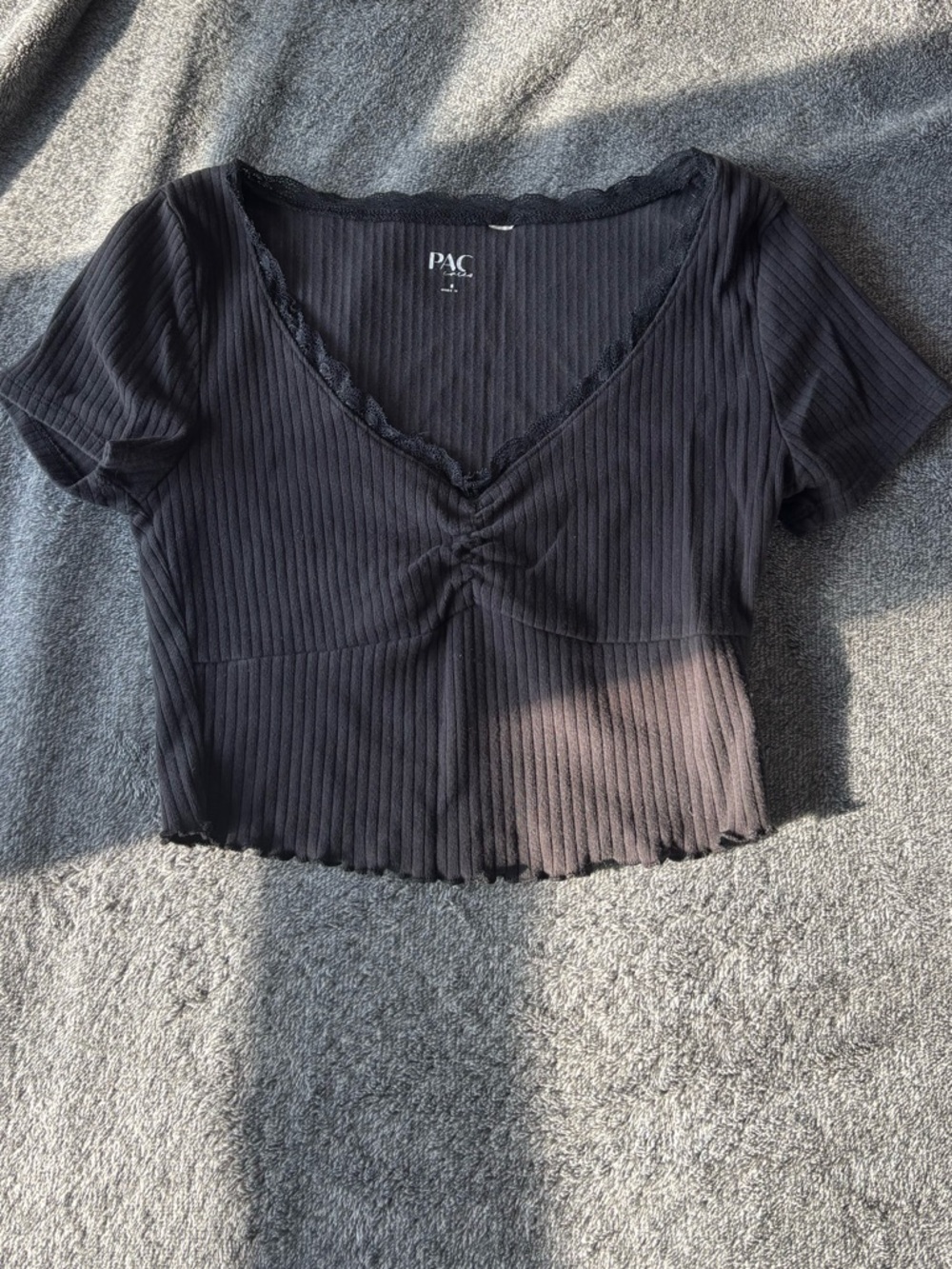 pacsun basic crop top